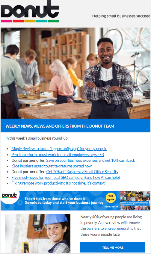 Donut newsletter