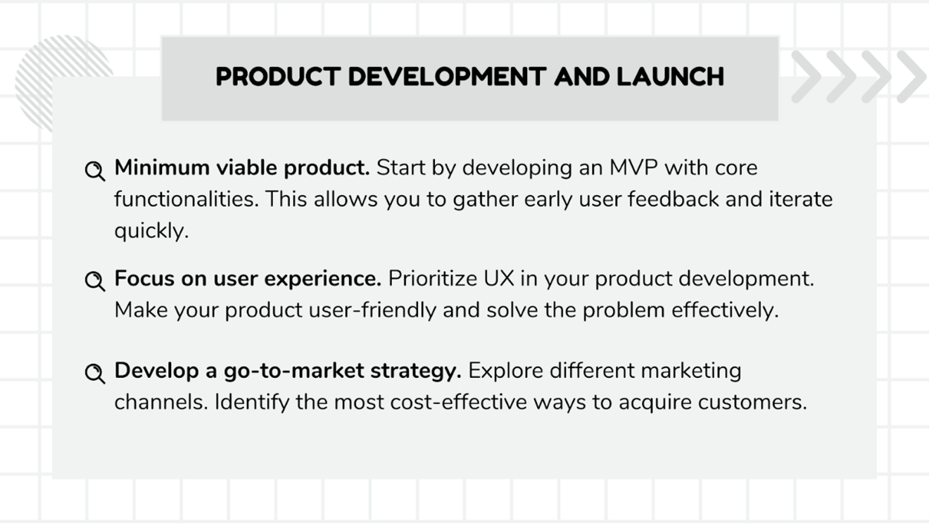 product development chart