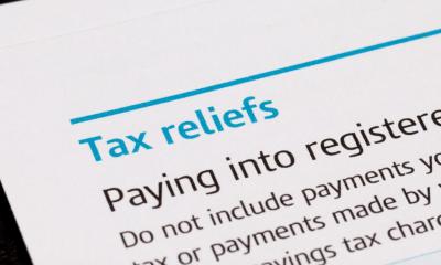 An HMRC form explaining tax reliefs