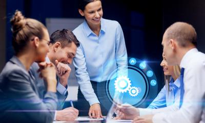 Assessing your management ability - checklist group of people in a meeting