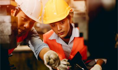 A computerised maintenance management system alerts the maintenance team an asset needs a service