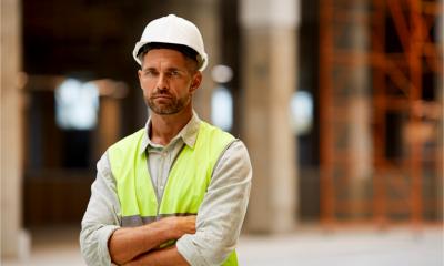 An unhappy contractor from the construction sector