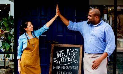 Two small business owners celebrate looking forward to 2022
