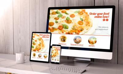 Restaurant self-service Kiosk displayed on a range of connected devices.