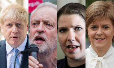 The leaders of main UK parties