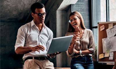 Two start-up entrepreneurs discuss costs and how to maintain a steady cashflow.