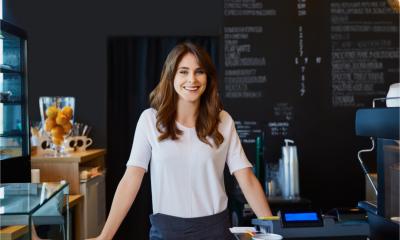A female coffee shop owner looks to expand her operation into new markets.