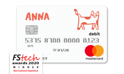 ANNA Money bank account card