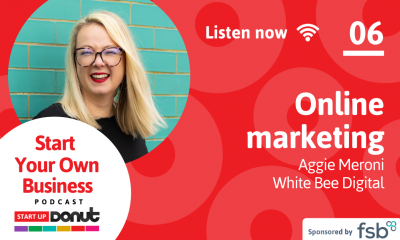 Aggie Meroni talks marketing in episode 06 of the Start Up Your Business podcast