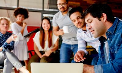 A social enterprise works with young people