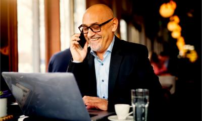 A retired man starts his new business venture