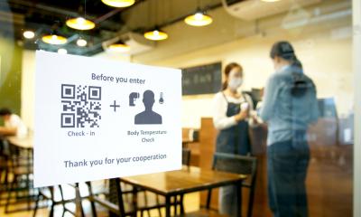A business impliments a lockdown exit plan to keep staff and customers safe