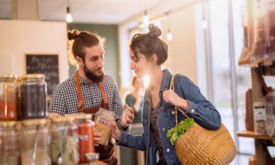 Customers choose to shop small and shop local