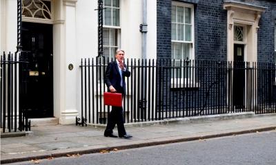 Chancellor Philip Hammond leaves No 11 Downing Street for the Houses of Parliament where he will deliver his Budget Chancellor Philip Hammond leaves No 11 Downing Street for the Houses of Parliament where he will deliver his Budget