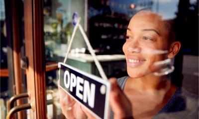 A new business opens