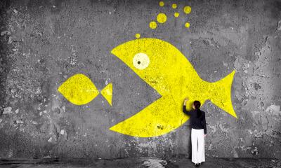 Strategic acquisitions Large fish about to swallow up small fish