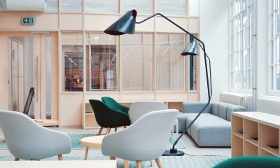 Modern empty office